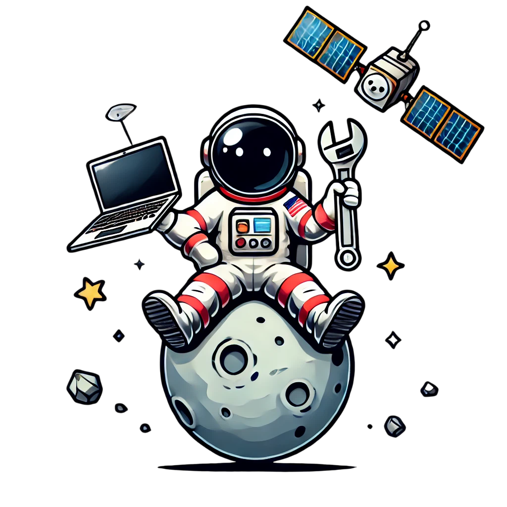 Astronaut in the air